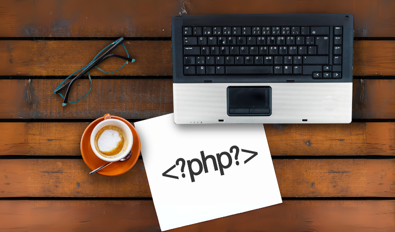 php woth laptop image